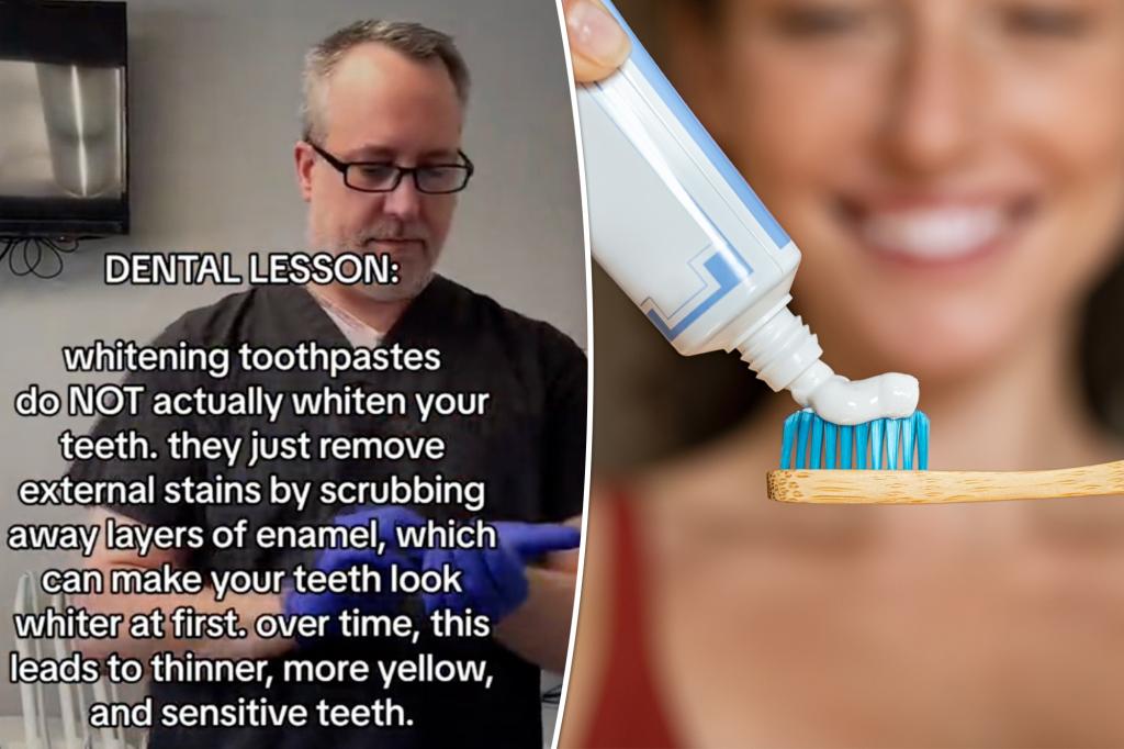 I'm a dentist - here's the scary reason you should never use whitening toothpaste